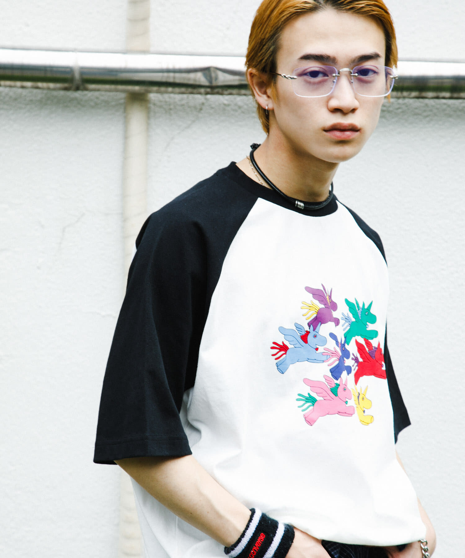 SENSE OF PLACE by URBAN RESEARCH「『別注』SHUHEI KOKI&times;SENSE OF PLACE　ラグランTシャツ」|Tシャツ・カットソー|