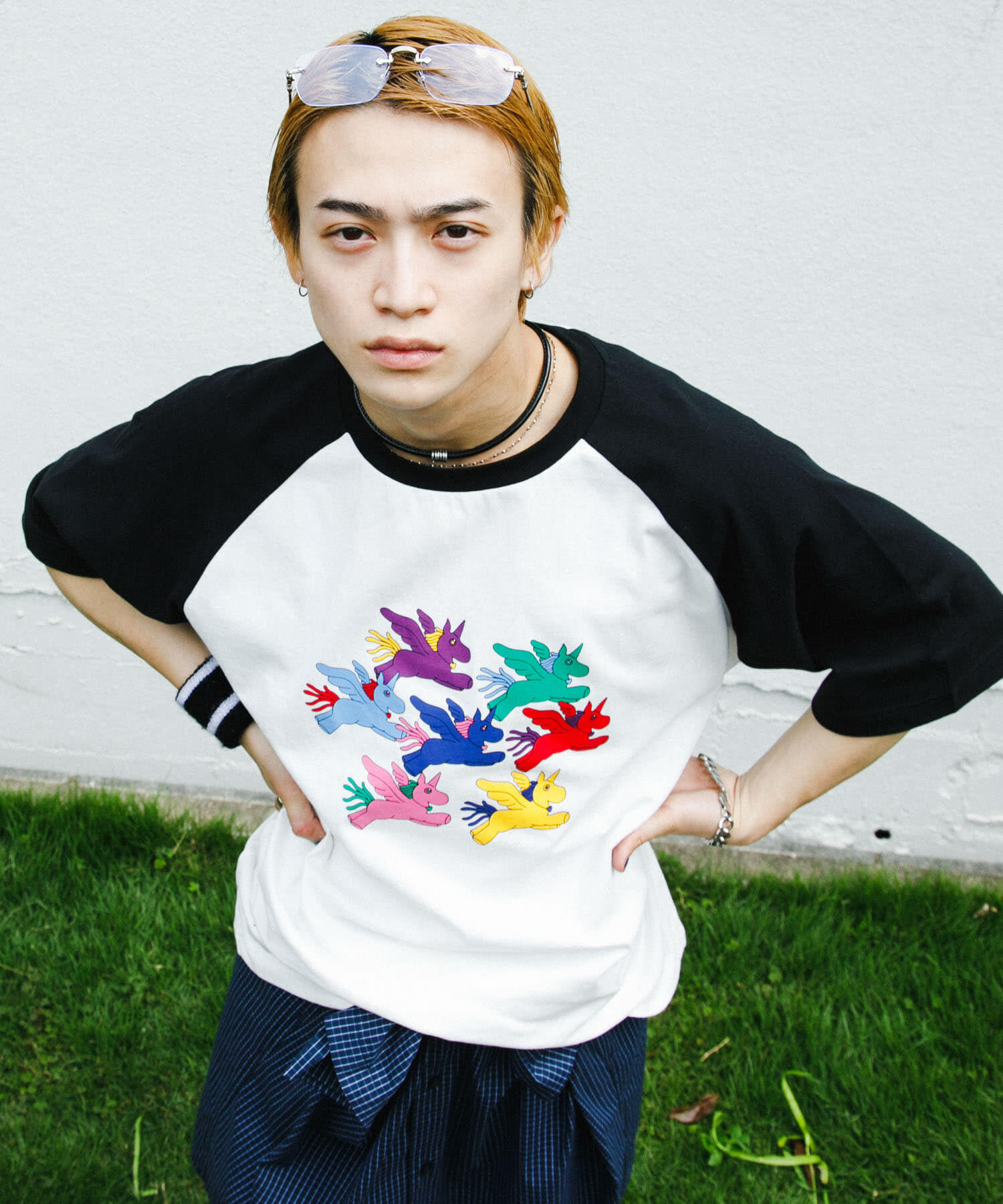 SENSE OF PLACE by URBAN RESEARCH「『別注』SHUHEI KOKI&times;SENSE OF PLACE　ラグランTシャツ」|Tシャツ・カットソー|