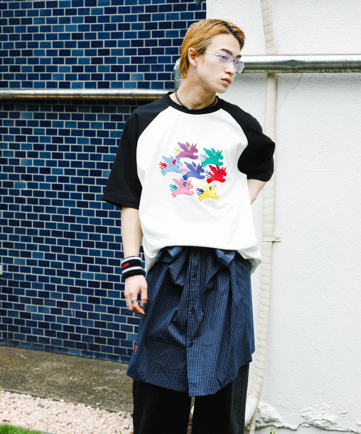 SENSE OF PLACE by URBAN RESEARCH「『別注』SHUHEI KOKI&times;SENSE OF PLACE　ラグランTシャツ」|Tシャツ・カットソー|
