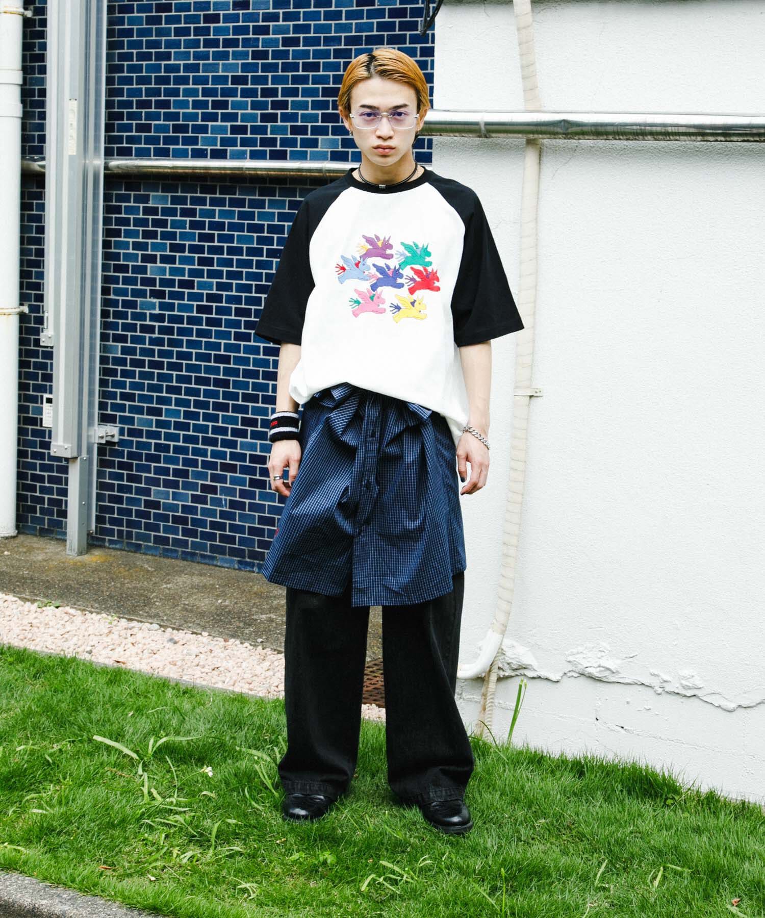 SENSE OF PLACE by URBAN RESEARCH「『別注』SHUHEI KOKI&times;SENSE OF PLACE　ラグランTシャツ」|Tシャツ・カットソー|