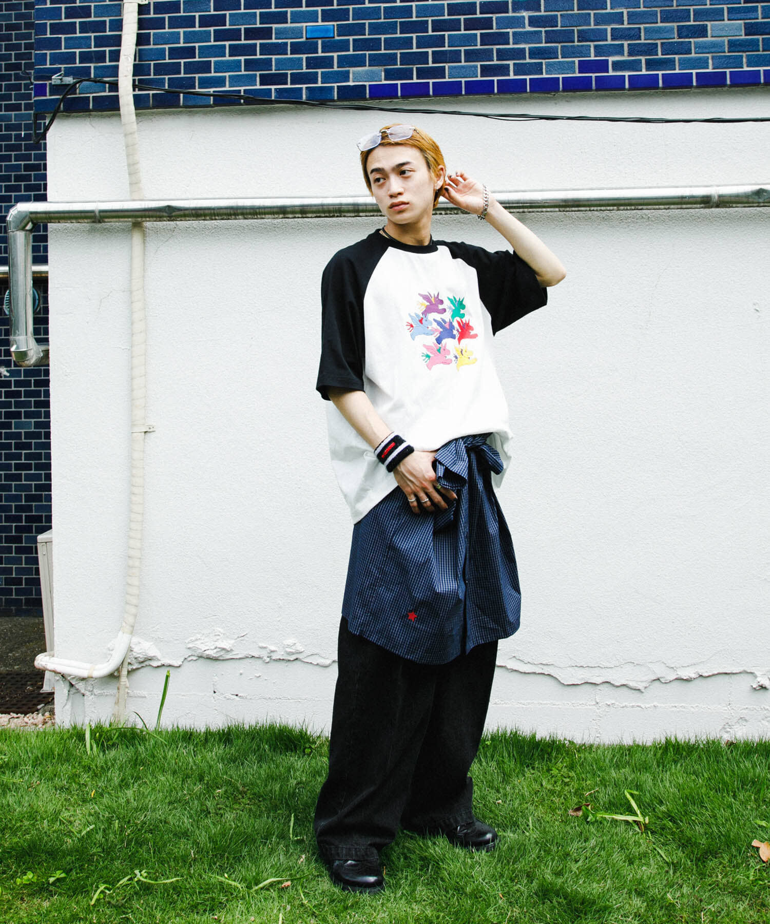 SENSE OF PLACE by URBAN RESEARCH「『別注』SHUHEI KOKI&times;SENSE OF PLACE　ラグランTシャツ」|Tシャツ・カットソー|