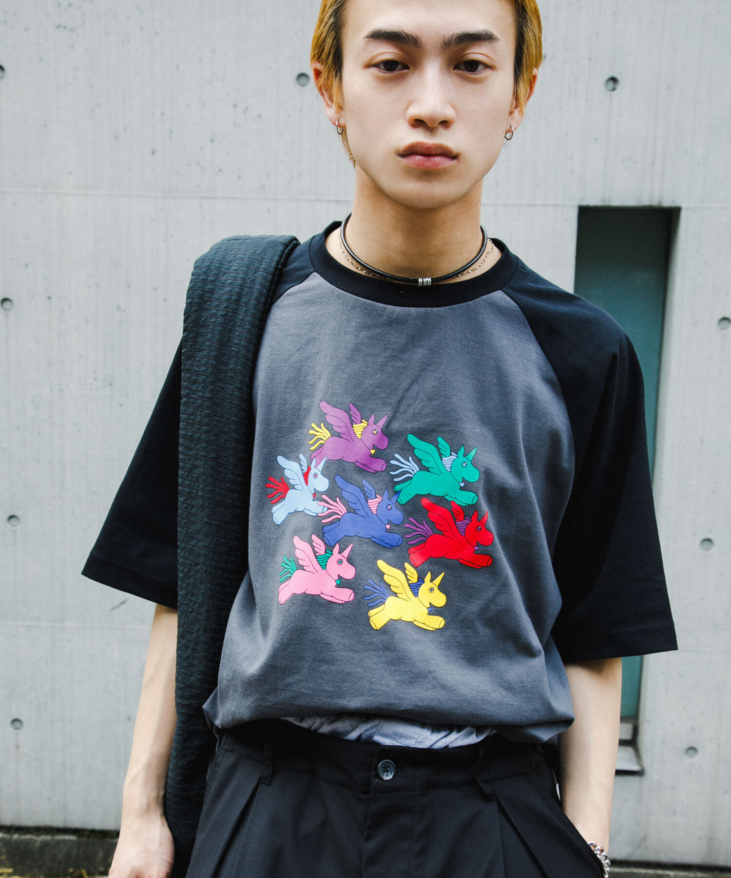 SENSE OF PLACE by URBAN RESEARCH「『別注』SHUHEI KOKI&times;SENSE OF PLACE　ラグランTシャツ」|Tシャツ・カットソー|