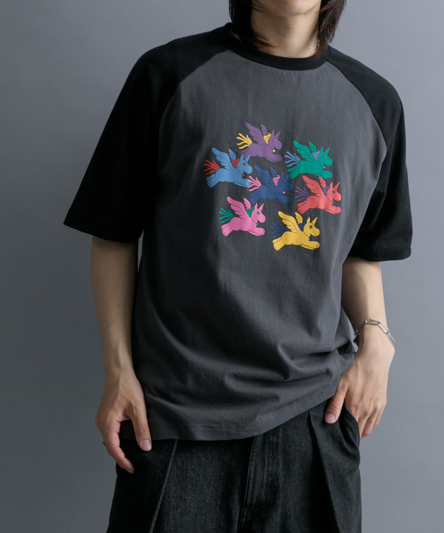 SENSE OF PLACE by URBAN RESEARCH「『別注』SHUHEI KOKI&times;SENSE OF PLACE　ラグランTシャツ」|Tシャツ・カットソー|