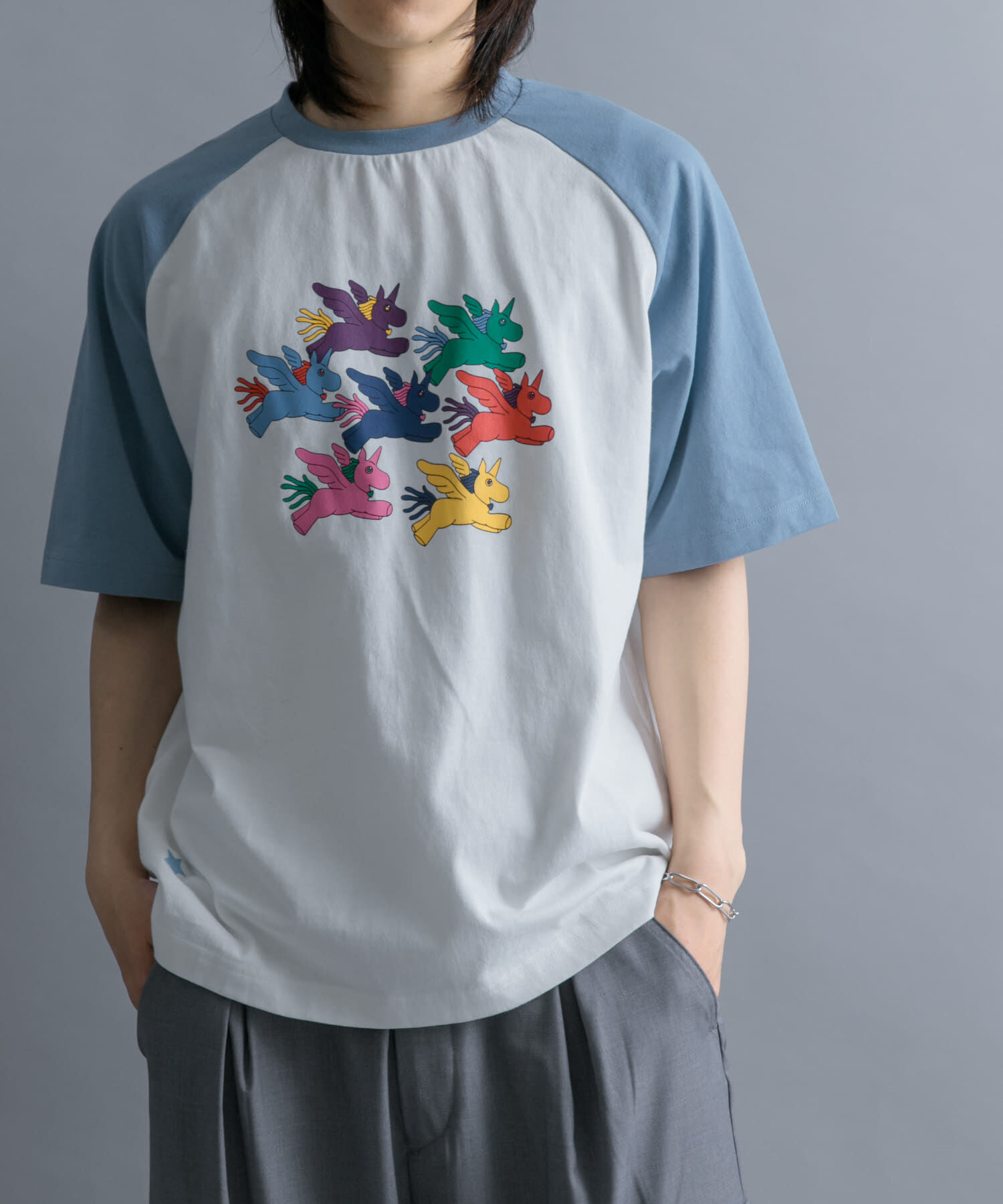 SENSE OF PLACE by URBAN RESEARCH「『別注』SHUHEI KOKI&times;SENSE OF PLACE　ラグランTシャツ」|Tシャツ・カットソー|