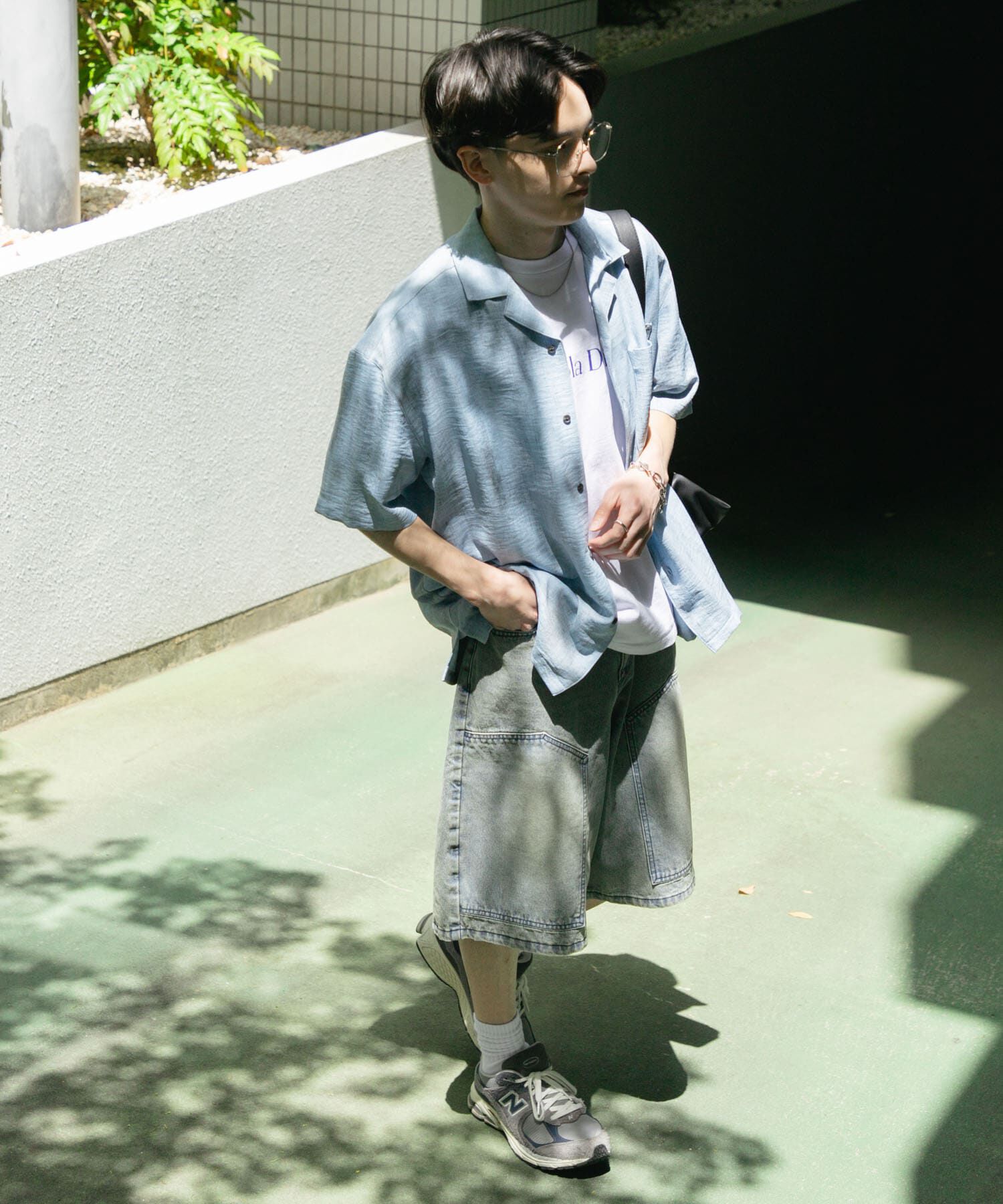 SENSE OF PLACE by URBAN RESEARCH「ダブルニーワイドデニムショーツ」|その他|
