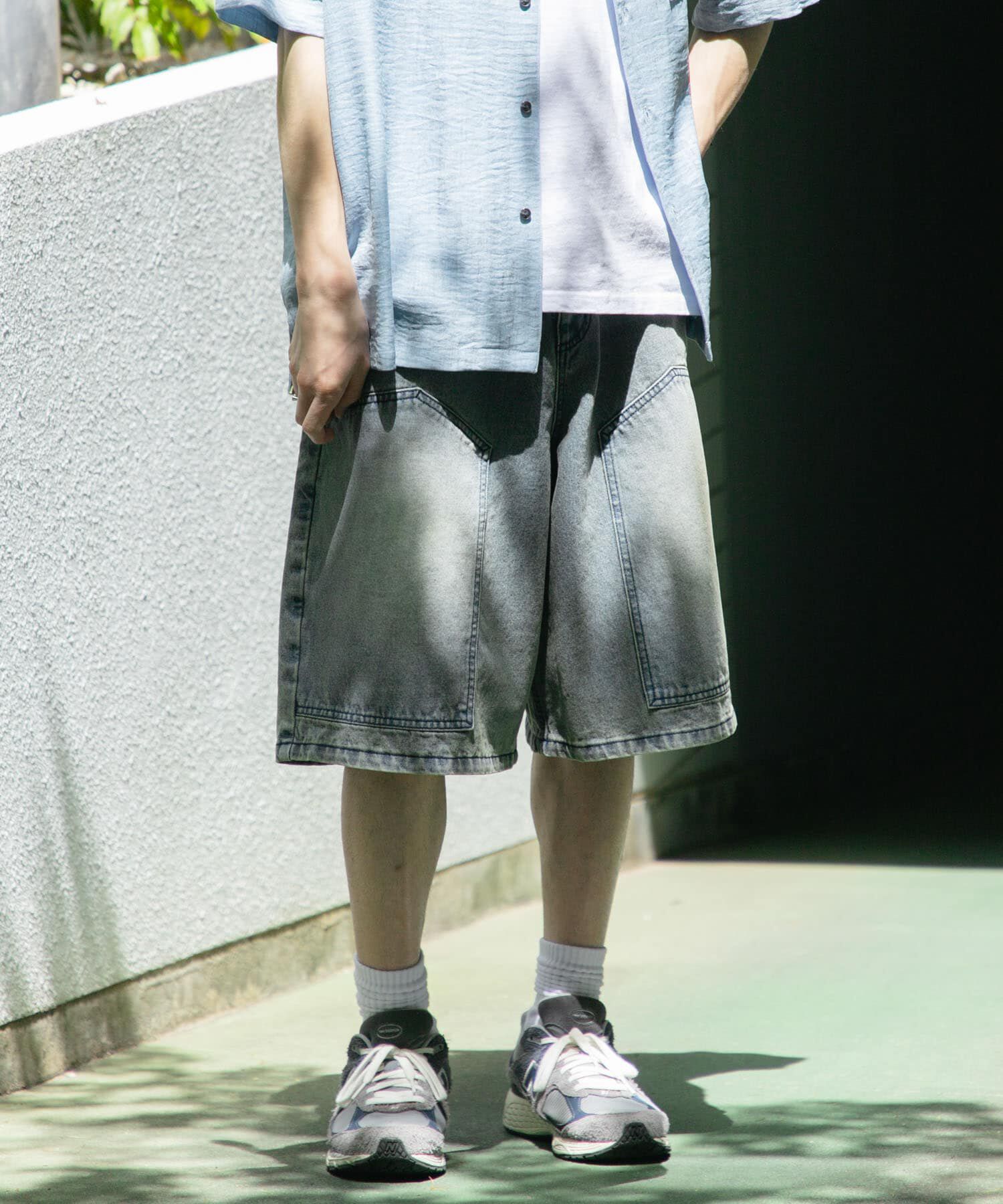 SENSE OF PLACE by URBAN RESEARCH「ダブルニーワイドデニムショーツ」|その他|