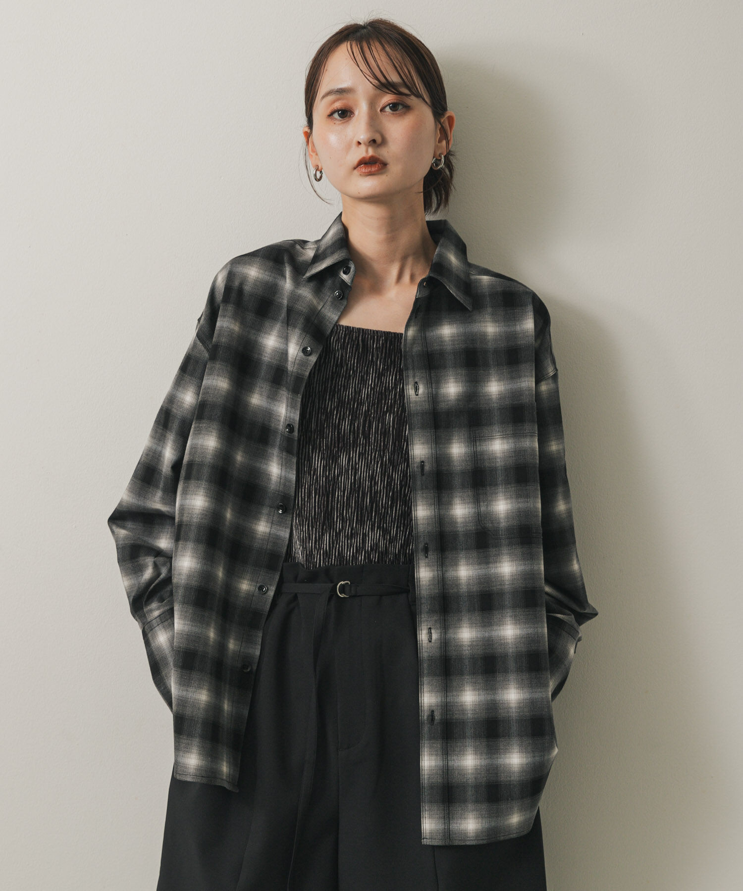 SENSE OF PLACE by URBAN RESEARCH「オンブレチェックルーズシャツ」|シャツ・ブラウス|