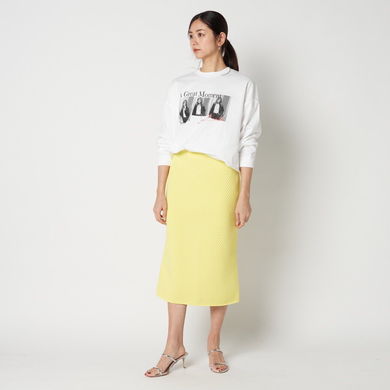 HELIOPOLE「HELIOPOLE POPCORN KNIT SKIRT」|ニット・セーター|