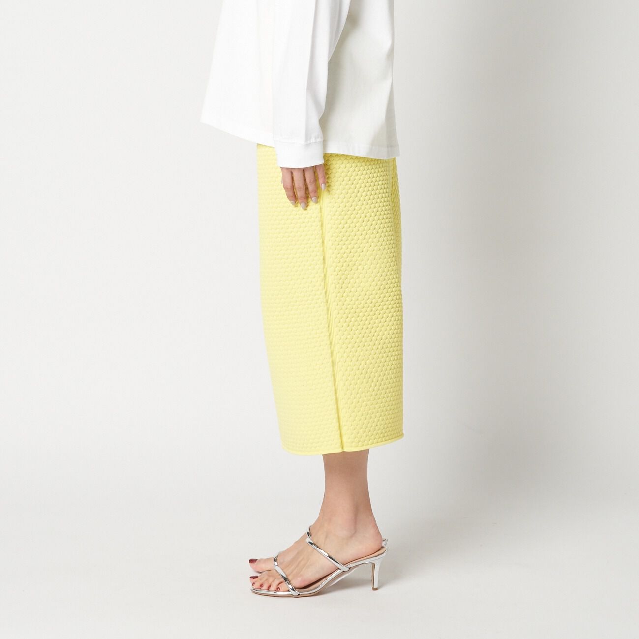 HELIOPOLE「HELIOPOLE POPCORN KNIT SKIRT」|ニット・セーター|