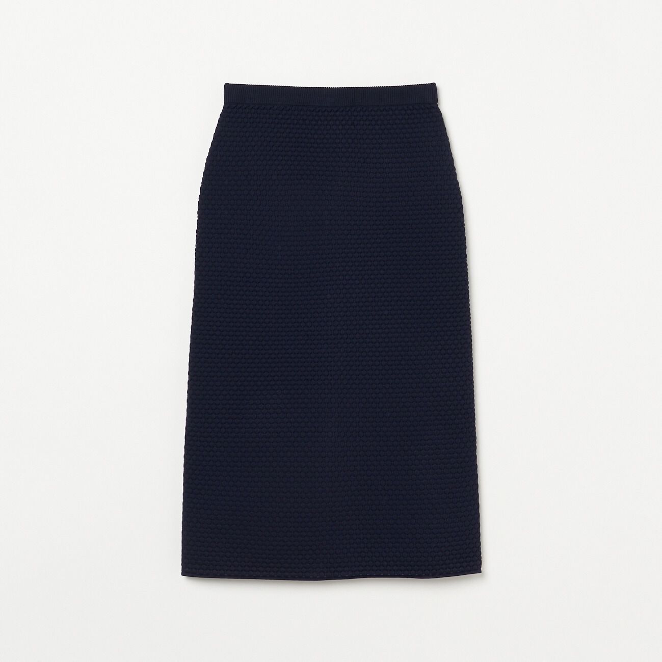 HELIOPOLE「HELIOPOLE POPCORN KNIT SKIRT」|ニット・セーター|ネイビー