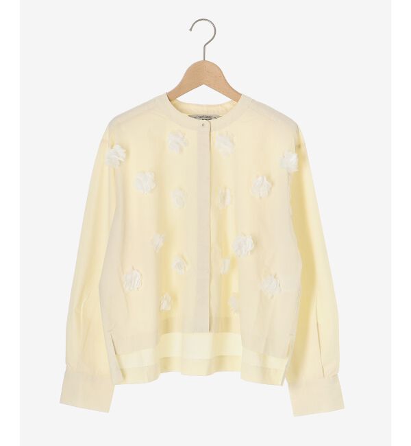 le.coeur blanc「TORRAZZO DONNAフラワーモチーフブラウス」|シャツ・ブラウス|
