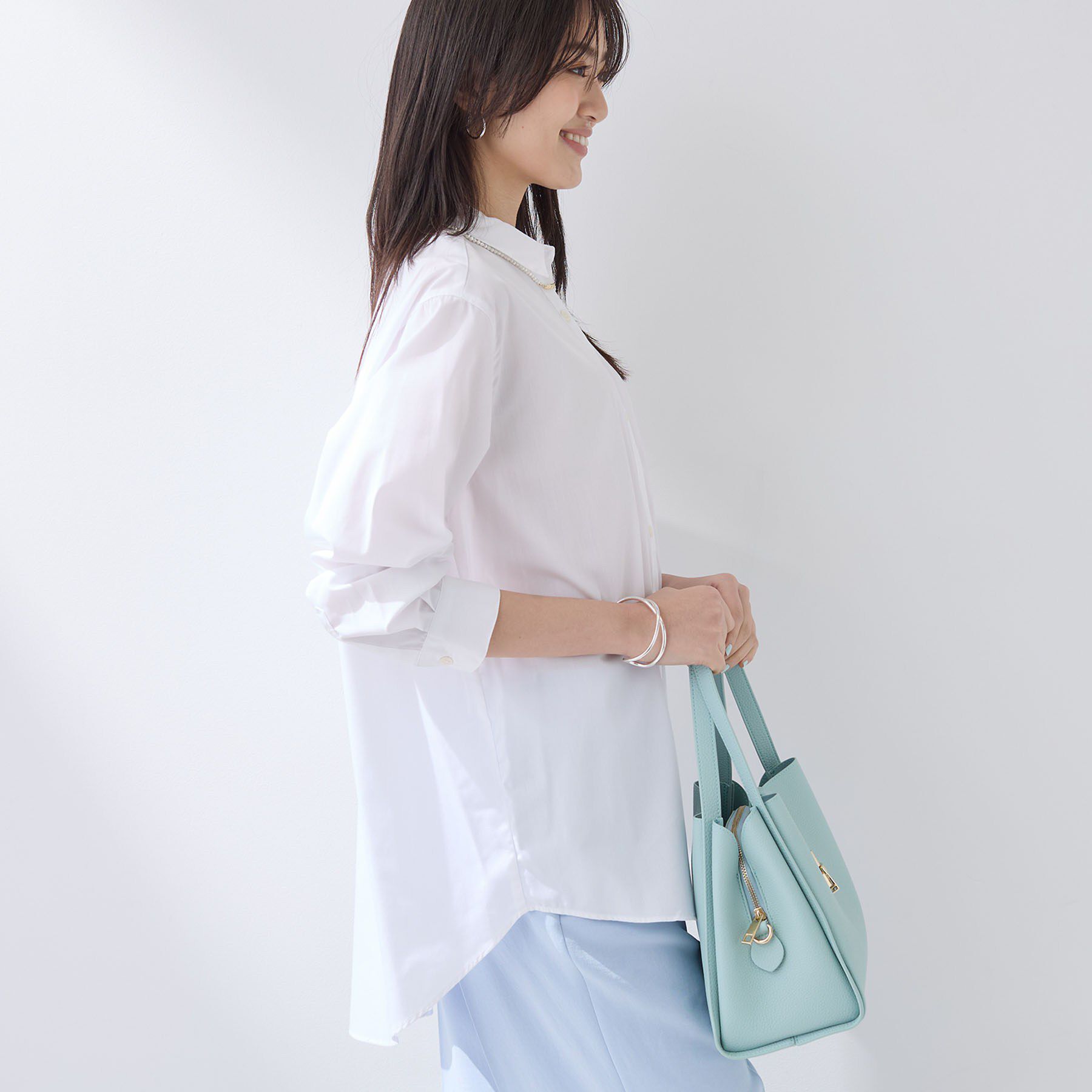 INDIVI「【羽織りとしても活躍】ベーシックレギュラーシャツ」|シャツ・ブラウス|