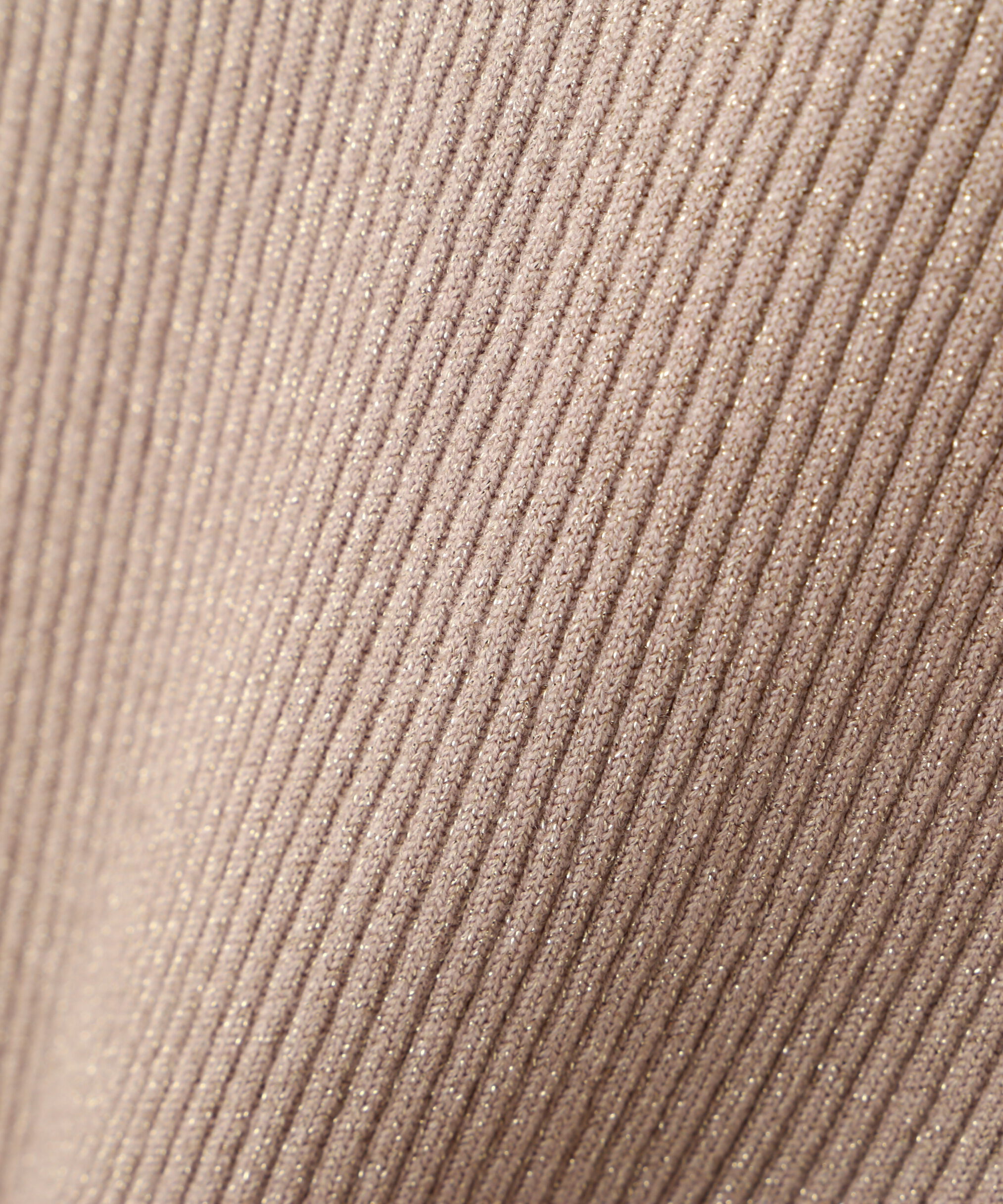 PROPORTION BODY DRESSING「＜ハンドウォッシャブル＞ニュアンスネックラメリブニット 25AW」|ニット・セーター|
