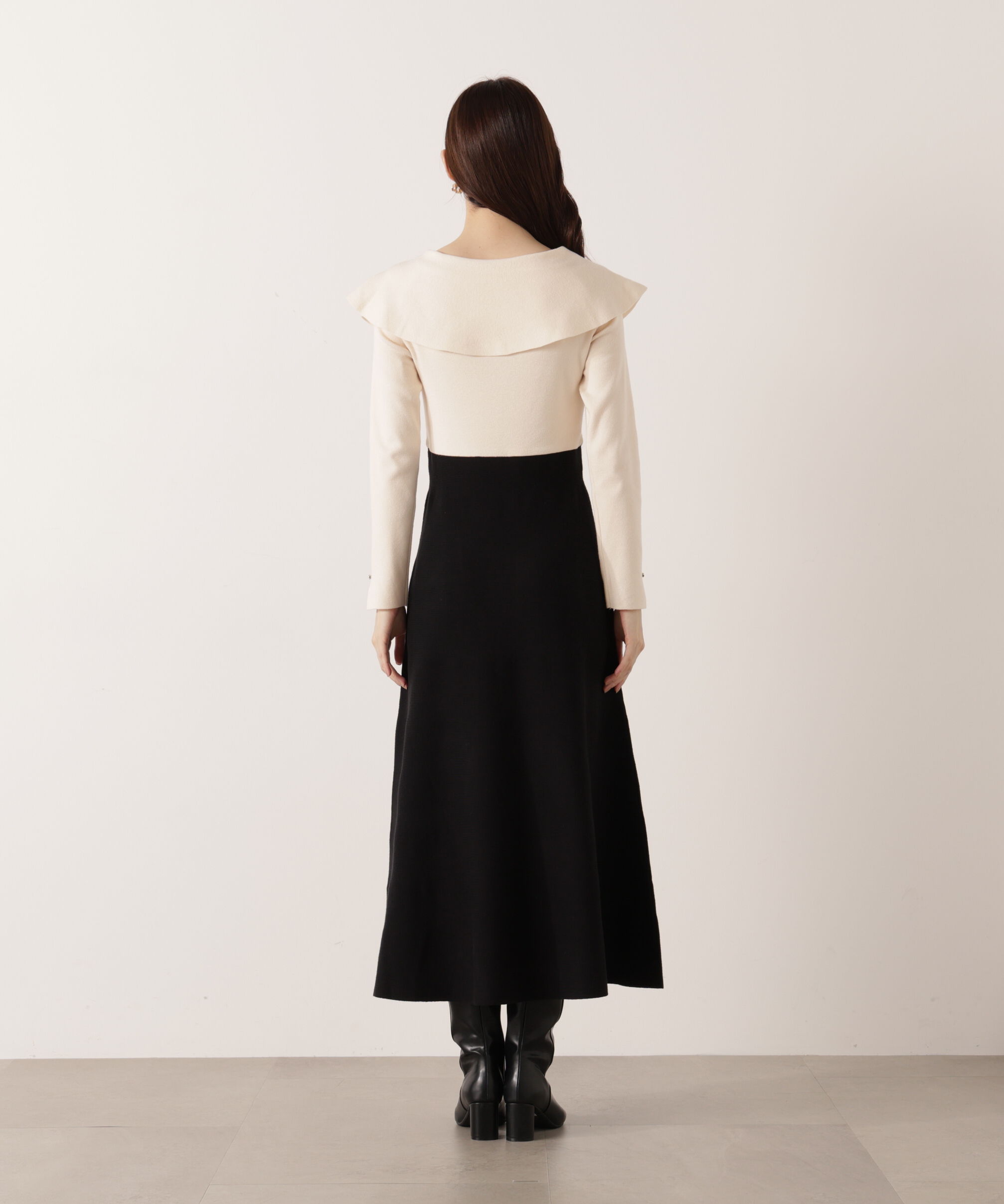PROPORTION BODY DRESSING「ケープニットワンピース」|ワンピース|