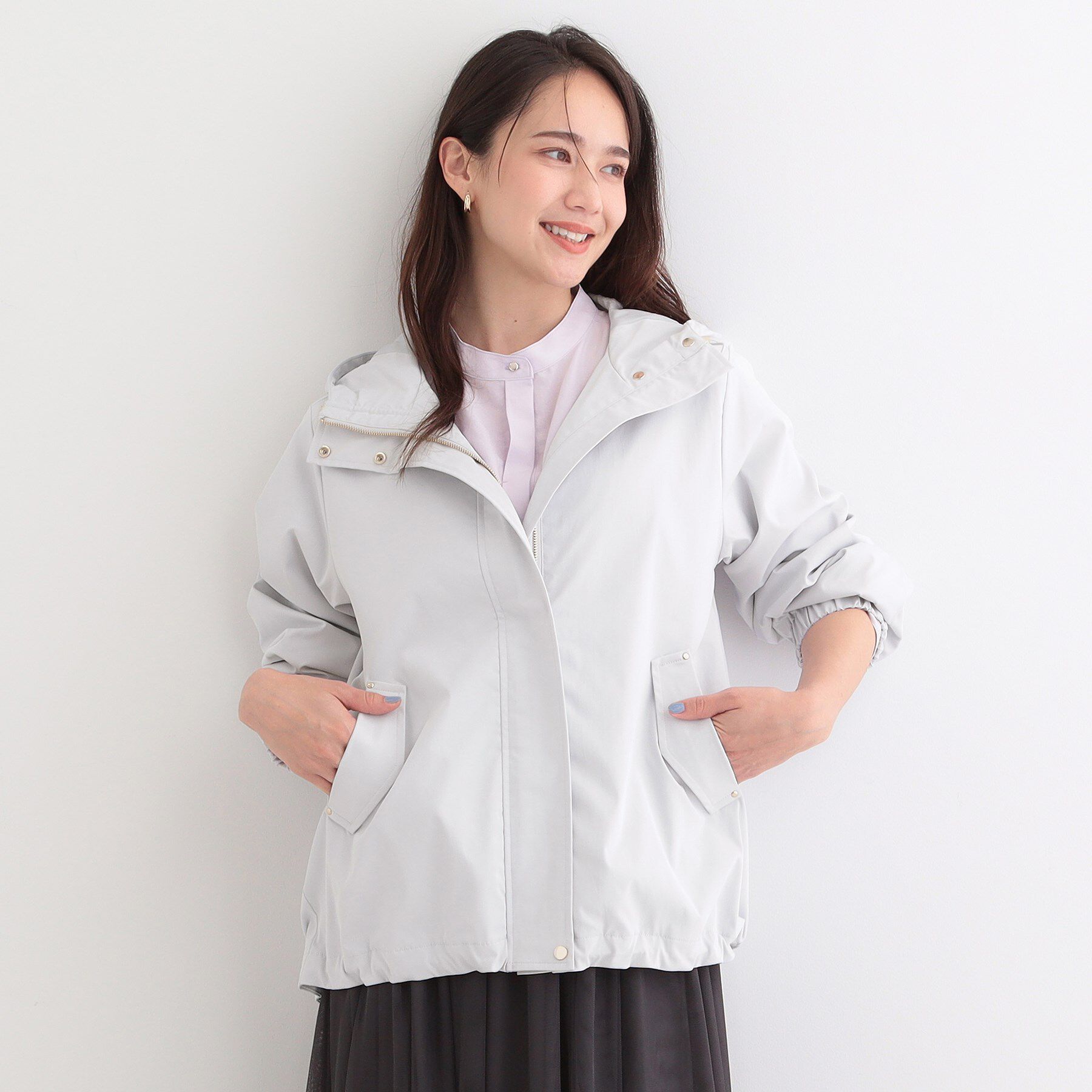 SHOO･LA･RUE「【防花粉/高レビュー】きれいもかっこいいも叶える 欲張りマウンテンパーカ」|ブルゾン・スタジャン|