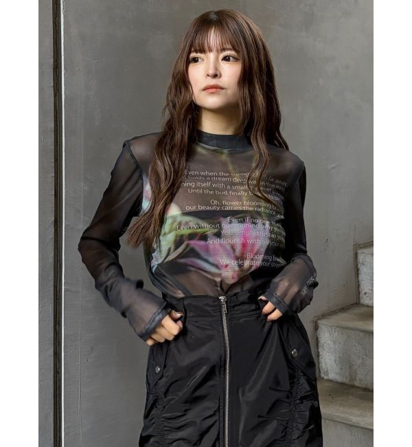 MURUA「フォトプリントシアートップス」|Tシャツ・カットソー|