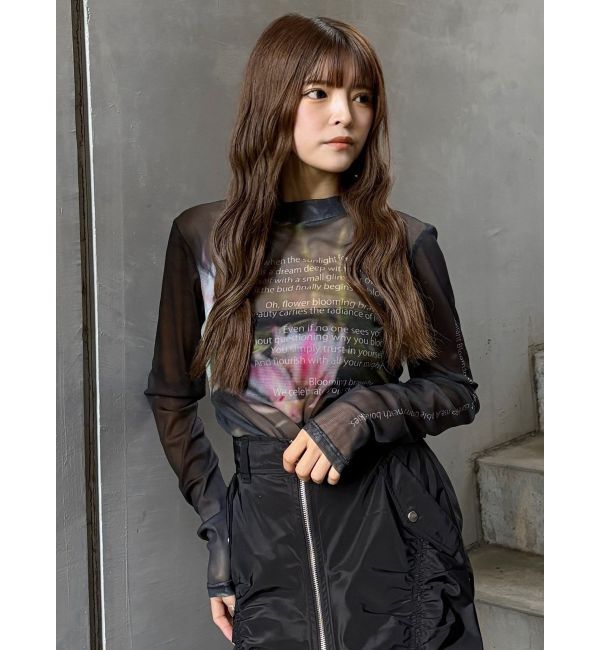 MURUA「フォトプリントシアートップス」|Tシャツ・カットソー|