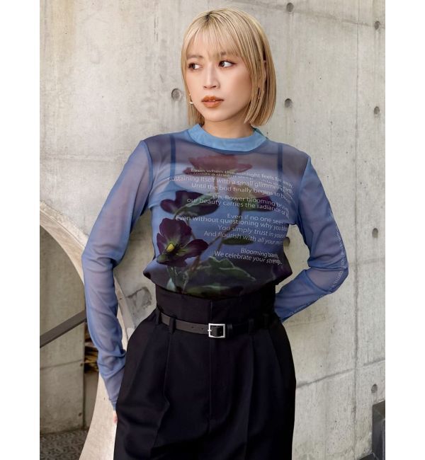 MURUA「フォトプリントシアートップス」|Tシャツ・カットソー|