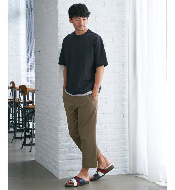 ikka「ドライメッシュドロストTシャツ」|Tシャツ・カットソー|