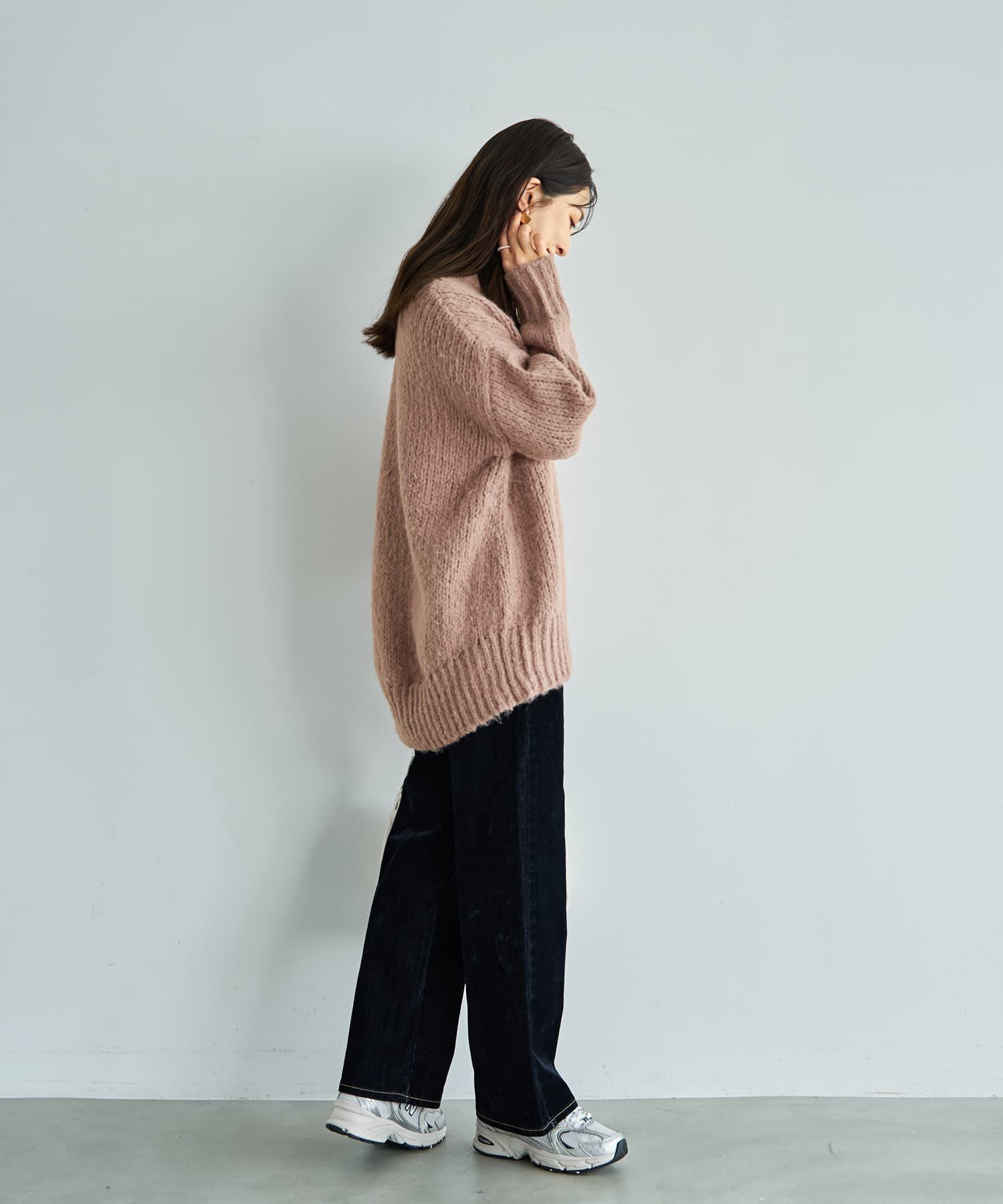STYLE DELI「ルーズ編みニットビッグプルオーバー」|ニット・セーター|
