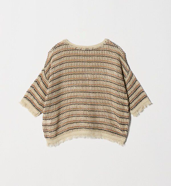 UNITED ARROWS green label relaxing「フリンジ ニット プルオーバー」|ニット・セーター|