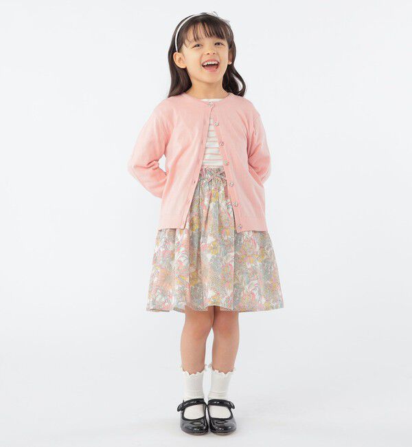 SHIPS KIDS「SHIPS KIDS:100～130cm / リバティ スカート」|フレア|