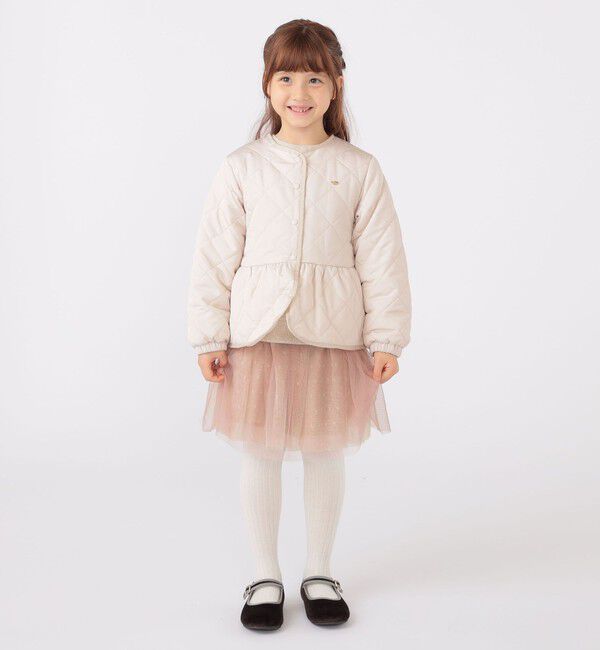 SHIPS KIDS「SHIPS KIDS:100～130cm /〈撥水/洗濯機可能〉キルト ペプラム ジャケット」|その他|