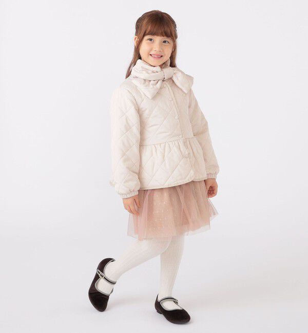 SHIPS KIDS「SHIPS KIDS:100～130cm /〈撥水/洗濯機可能〉キルト ペプラム ジャケット」|その他|