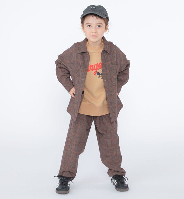 SHIPS KIDS「SHIPS KIDS:100～130cm / バーガー スウェット」|スウェット・ジャージ|