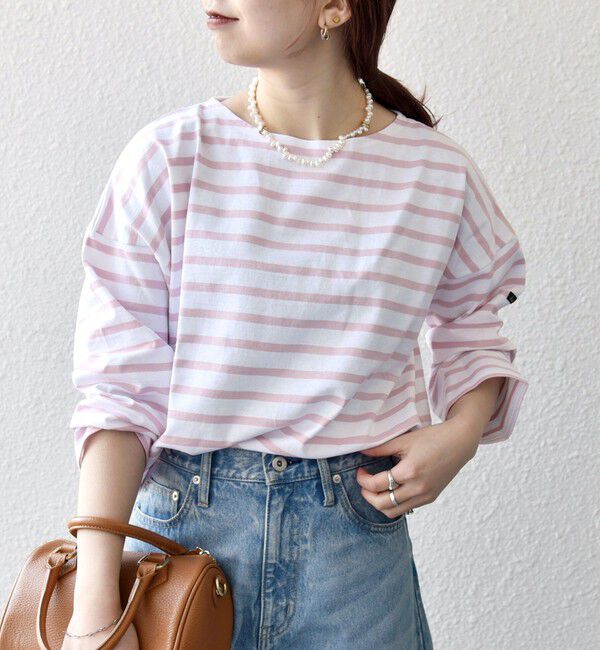 SHIPS any「Le minor:〈洗濯機可能〉ロングスリーブ ボーダー TEE 25SS」|Tシャツ・カットソー|