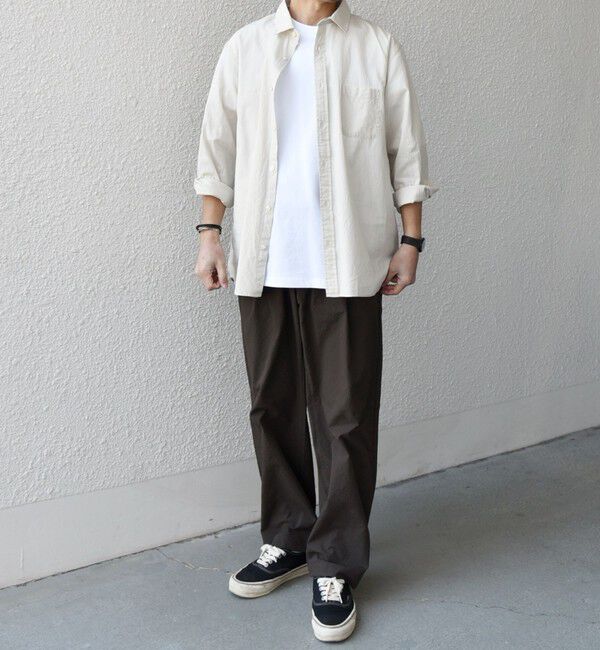 SHIPS any「SHIPS any:〈洗濯機可能〉コットン/リネン ７分袖 レギュラー シャツ 25SS◇」|シャツ・ブラウス|