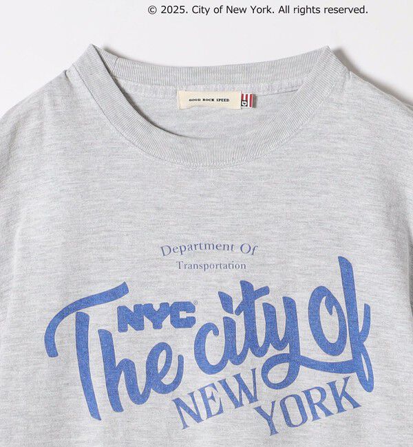 SHIPS any「GOOD ROCK SPEED:〈洗濯機可能〉NYC カラー ロゴ プリント TEE」|Tシャツ・カットソー|