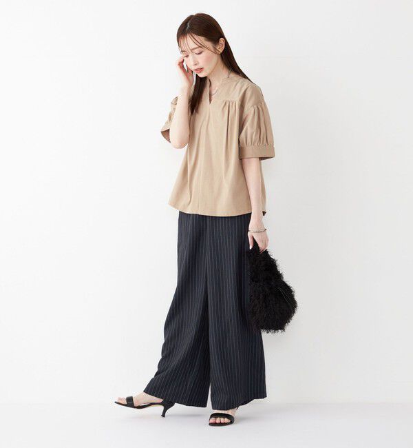 SHIPS Colors 「SHIPS Colors:〈手洗い可能〉ストライプ ブッチャー パンツ◇」|その他|