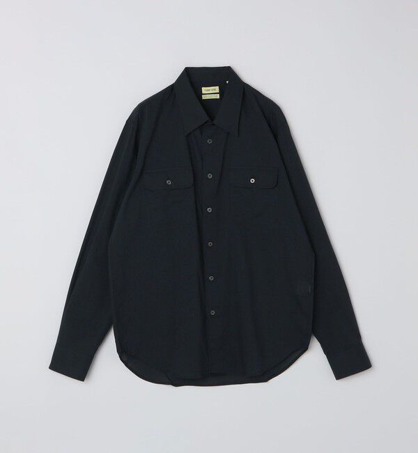 SHIPS「DE BONNE FACTURE: ARTIST SHIRT」|シャツ・ブラウス|ネイビー