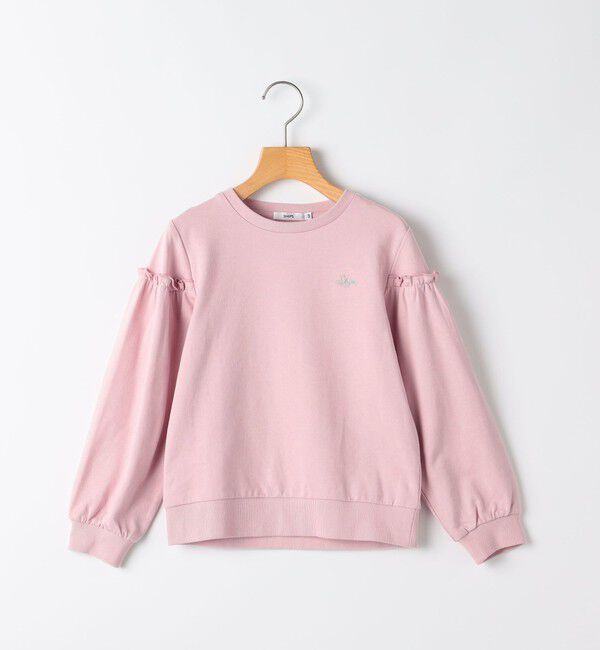 SHIPS KIDS「SHIPS KIDS:100～130cm / フリルスリーブ スウェット」|スウェット・ジャージ|