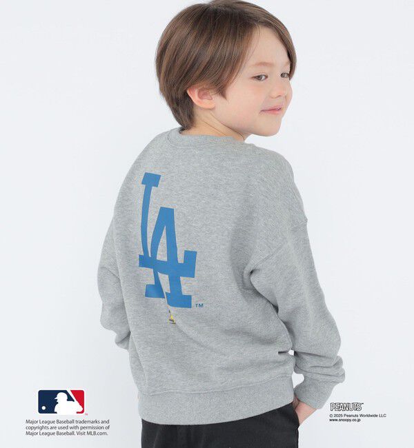 SHIPS KIDS「SHIPS KIDS:100～125cm / PEANUTS&times;MLB プリント スウェット」|スウェット・ジャージ|