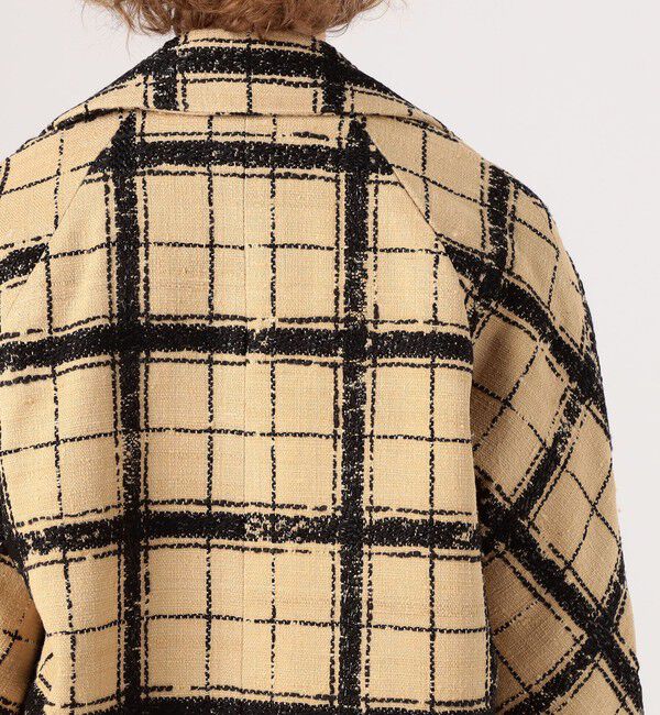 TOMORROWLAND BUYING WEAR「MARTIN GRANT COCOON COAT グレンチェック コクーンコート」|チェスターコート|