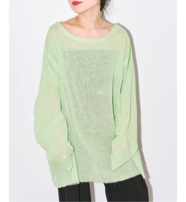  「《追加》ASA/C BIO WASH PULLOVER：ブラウス」|シャツ・ブラウス|グリーン