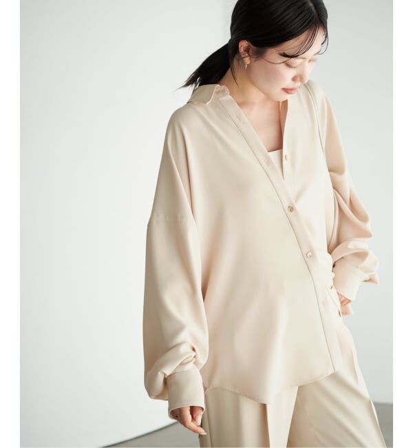 Plage「Dolman Wrap シャツ」|シャツ・ブラウス|