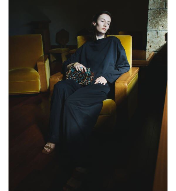 VERMEIL par iena「Curved Tuck パンツ」|その他|
