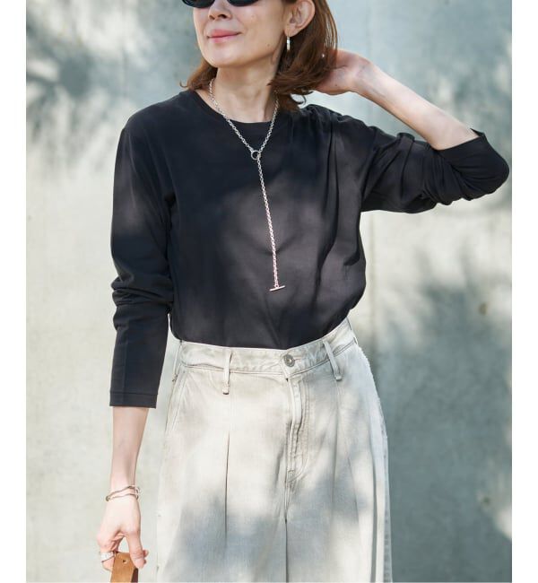VERMEIL par iena「ディオラマ クルーネックロングスリーブ Tシャツ」|Tシャツ・カットソー|