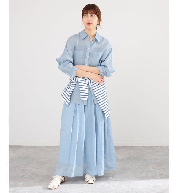 IENA「《セットアップ対応》ラミーレギュラーカラーシャツ」|シャツ・ブラウス|