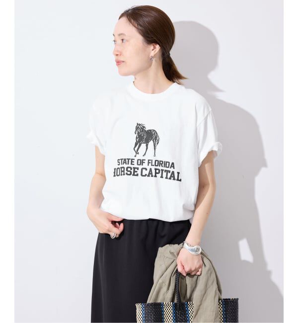 SLOBE IENA「《予約》GULF COAST/ガルフコースト SLOBE別注 グラフィックTEE1」|Tシャツ・カットソー|