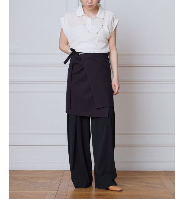 IENA LA BOUCLE「seya. セヤ TAILOR APRON  NK10303S06」|スカート|