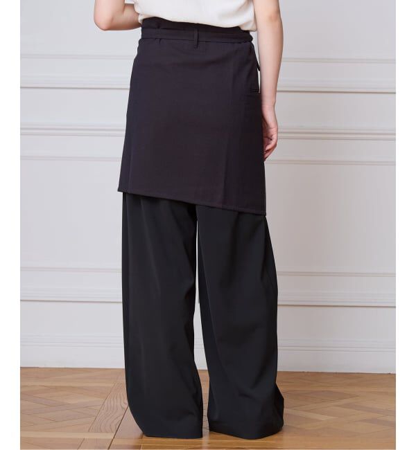 IENA LA BOUCLE「seya. セヤ TAILOR APRON  NK10303S06」|スカート|