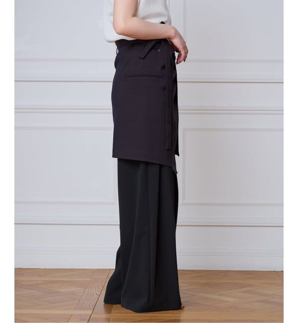 IENA LA BOUCLE「seya. セヤ TAILOR APRON  NK10303S06」|スカート|