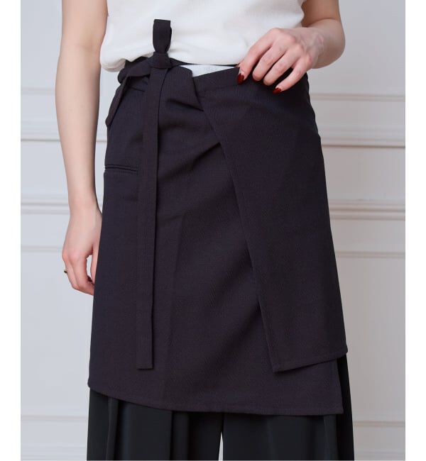 IENA LA BOUCLE「seya. セヤ TAILOR APRON  NK10303S06」|スカート|