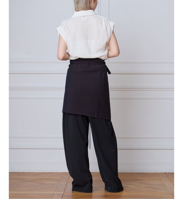 IENA LA BOUCLE「seya. セヤ TAILOR APRON  NK10303S06」|スカート|