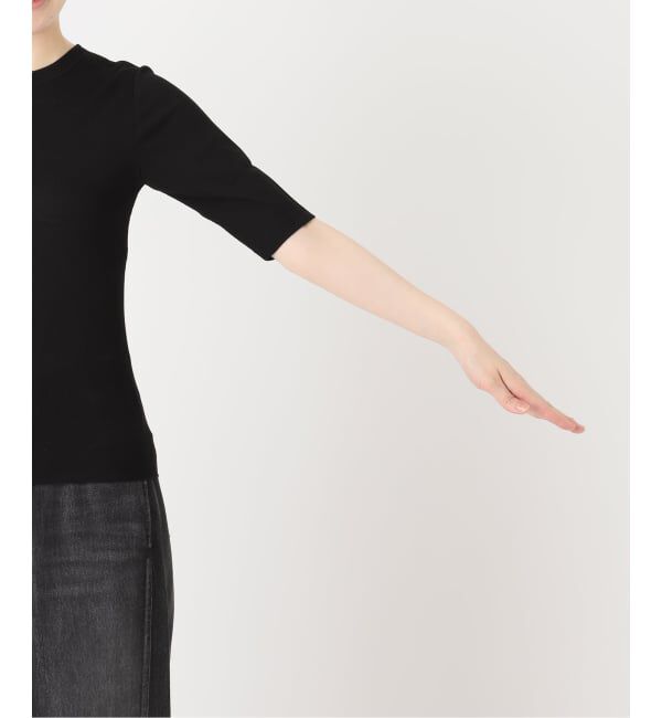 IENA LA BOUCLE「IENA LA BOUCLE コットンリブスナップハーフスリーブカーディガン」|Tシャツ・カットソー|