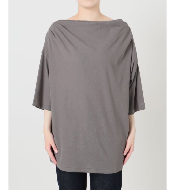 SLOBE IENA「《予約》ニュアンスネックBIG TEE」|Tシャツ・カットソー|